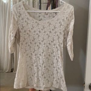 Anthropologie Lace Shirt